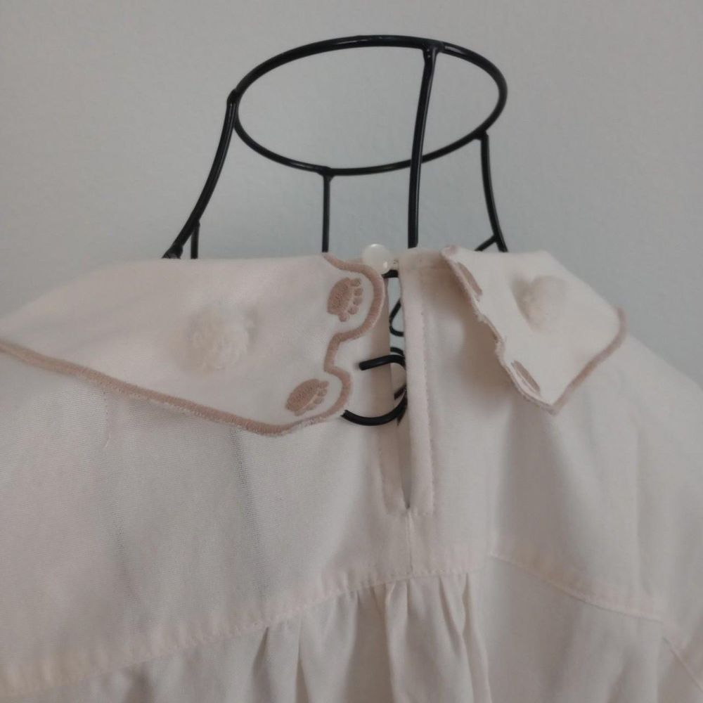 Teddy Bear Collared Japanese Coquette Blouse - Picture 3 of 4
